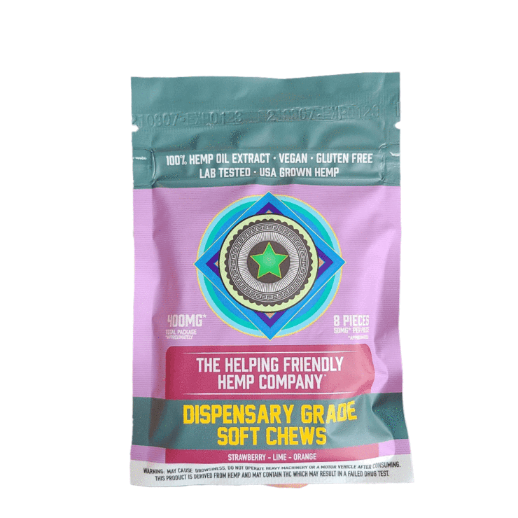 Helping Friendly Dispensary Grade Delta 9 THC + CBG 400mg - Triangle Hemp Wellness