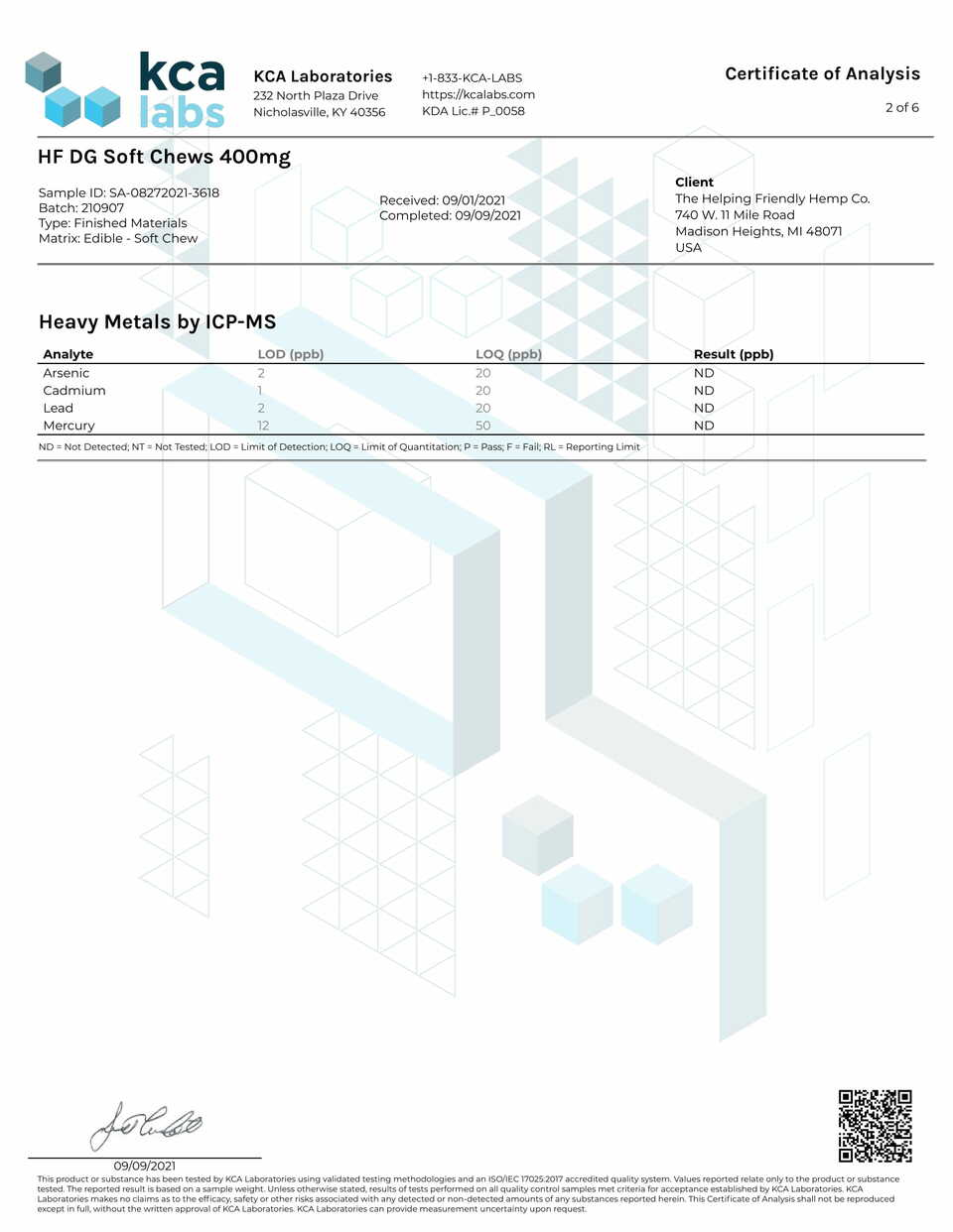 Helping Friendly Dispensary Grade Delta 9 THC + CBG 400mg - Triangle Hemp Wellness