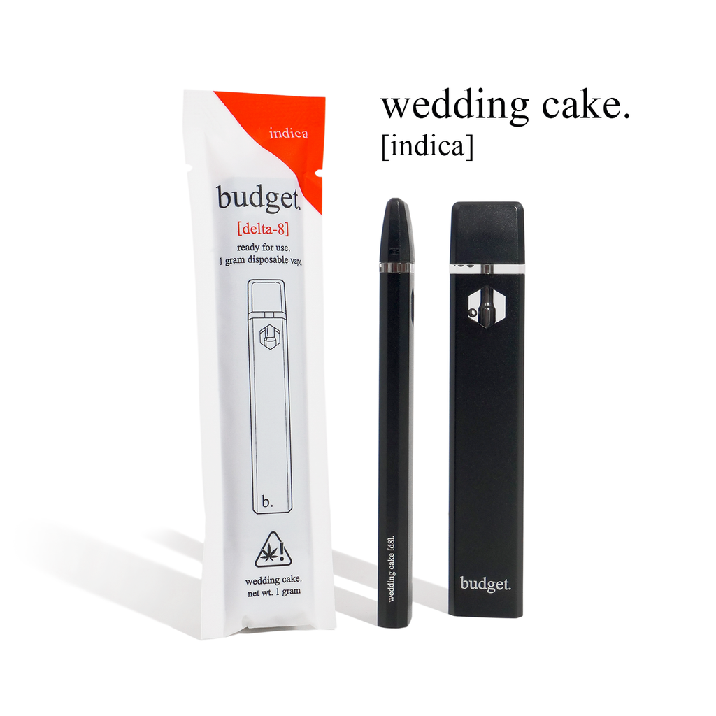 1 gram delta-8 disposable vape by Budget - Triangle Hemp Wellness