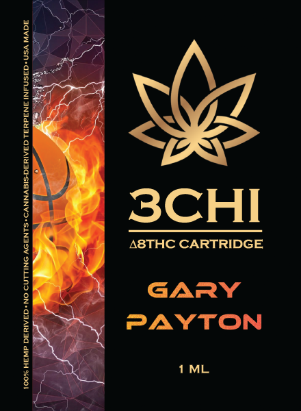 3 CHI Gary Payton Delta 8 1ml. Cartridge - Triangle Hemp Wellness