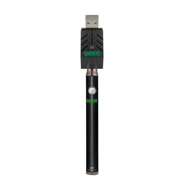 Ooze Twist Slim Pen - 320 MAh Flex Temp Battery - Panther Black - Triangle Hemp Wellness