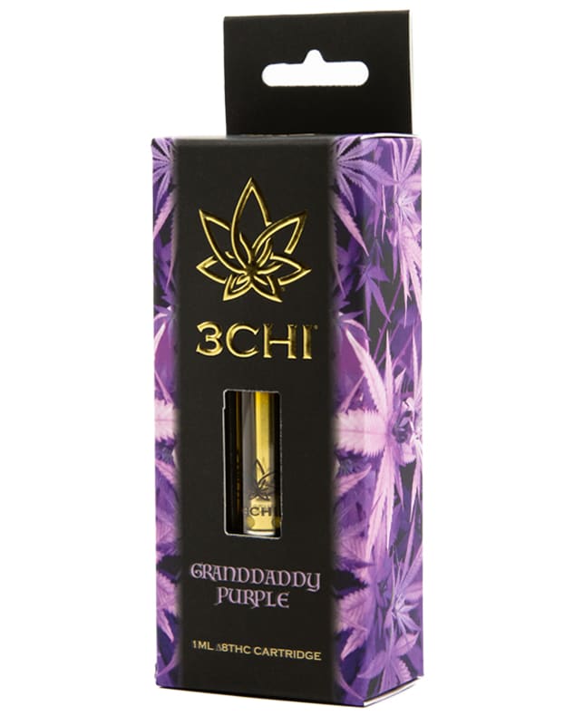 3Chi Delta 8 THC Vape Cartridge Blackberry Kush - Triangle Hemp Wellness